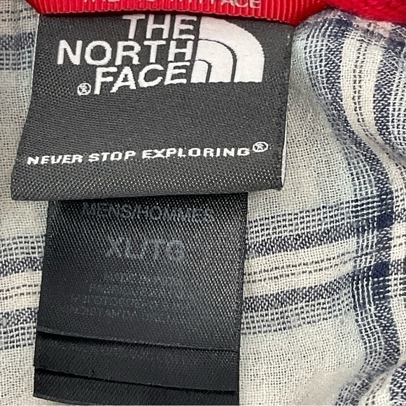 The North Face Mens Short Sleeve Plaid Lightweight Button down Shirt Size XL M7 - Picture 5 of 7